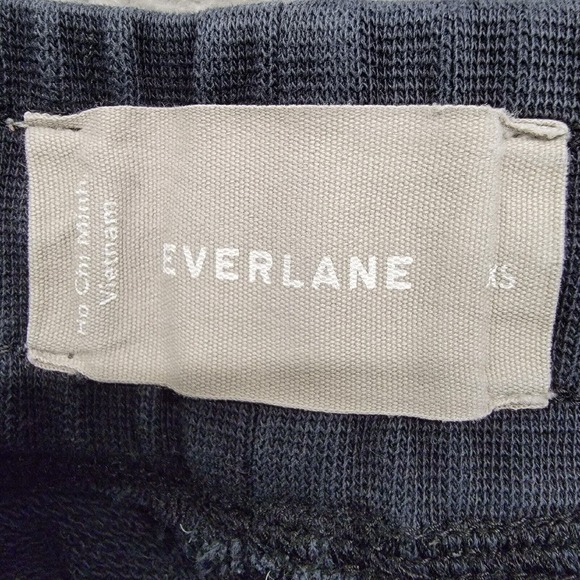 Everlane Sweatpants Joggers Men's Size XS Washed Out Black Drawstrings - Picture 2 of 10